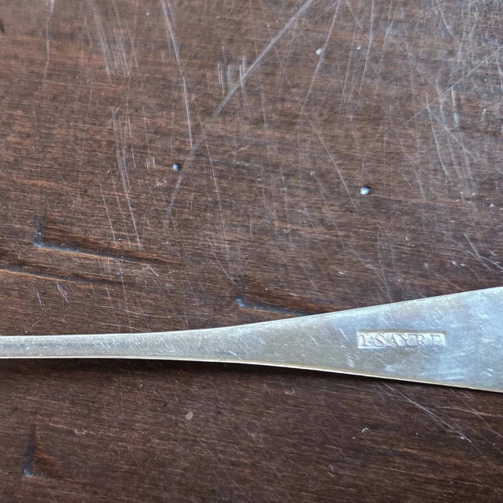 L Sayre Coin Silver Teaspoons (6)